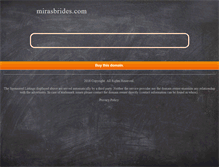 Tablet Screenshot of mirasbrides.com